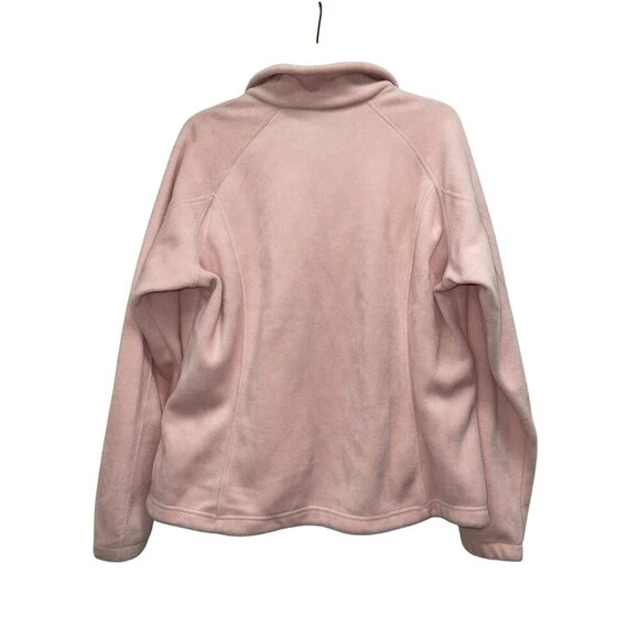 Columbia Benton Springs Pink XL Fleece Full Zip Jacket NWT - Picture 4 of 7